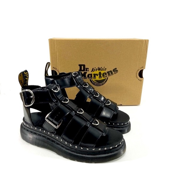 NEW MACKAYE HARDWARE LEATHER STRAP SANDALS - Picture 5 of 8